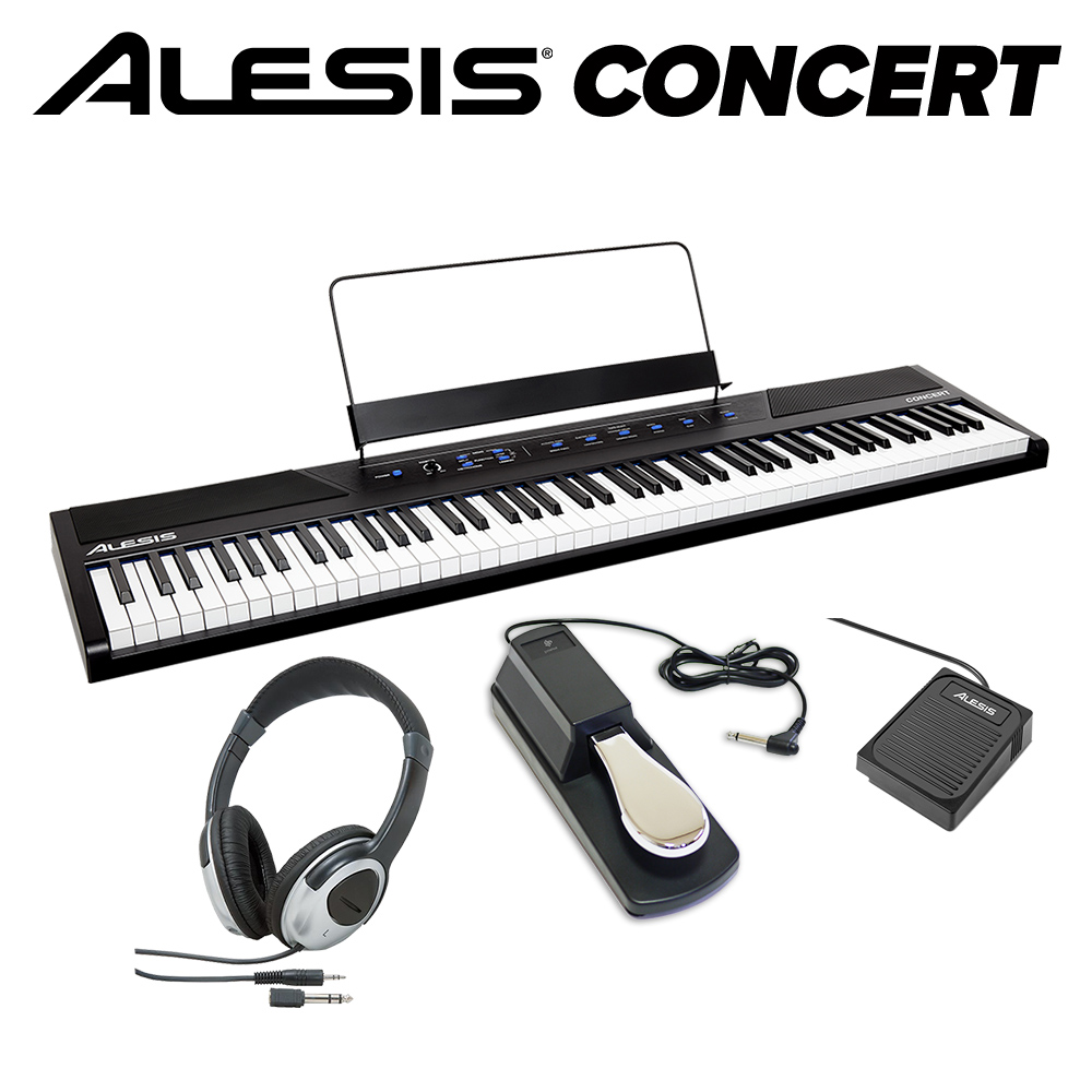 【極美品】ALESIS CONCERT 電子ピアノ キーボード フルセット