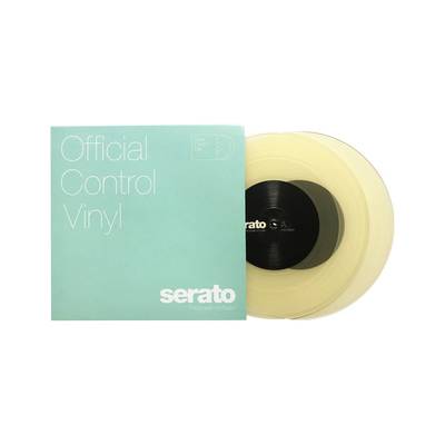 Serato 7" Serato Control Vinyl [Glow in the Dark 蓄光] 2枚組 コントロールバイナル 【セラート SCV-PS-GID-7】