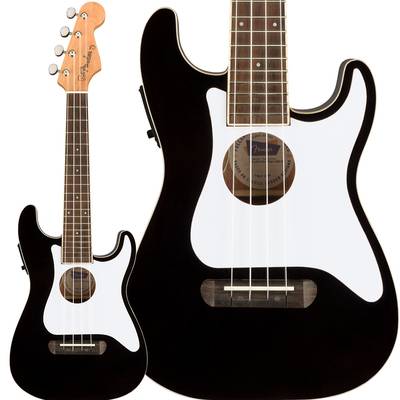 Fender Fullerton Strat Uke Black ウクレレ コンサート ピックアップ