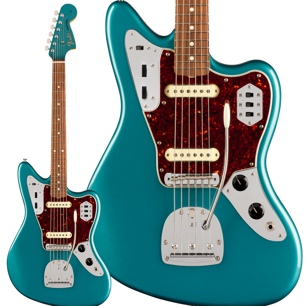 Fender Vintera '60s Jaguar Pau Ferro Fingerboard Ocean Turquoise エレキギター