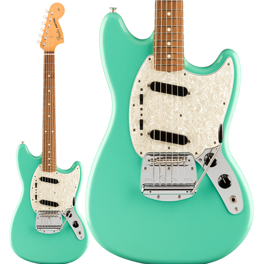 Fender Vintera '60s Mustang Pau Ferro Fingerboard Seafoam Green エレキギター ムスタング 【フェンダー】