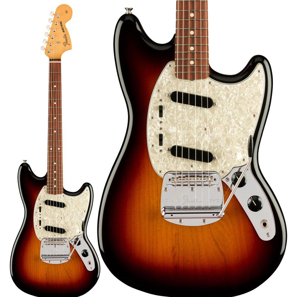 Fender Vintera '60s Mustang Pau Ferro Fingerboard 3-Color Sunburst エレキギター ムスタング 【フェンダー】