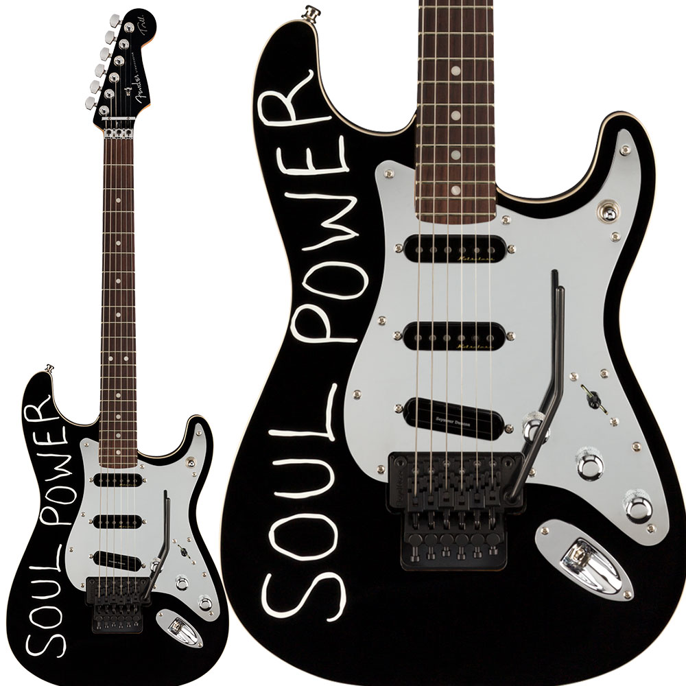 Fender Tom Morello Stratocaster Rosewood Fingerboard Black エレキギター 【トム