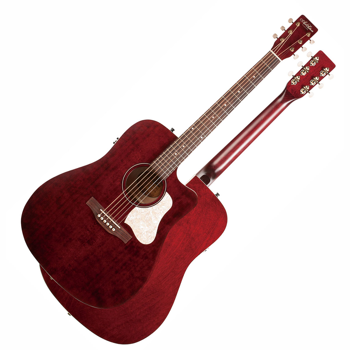 Art & Lutherie Americana Tennessee Red CW QIT エレアコギター