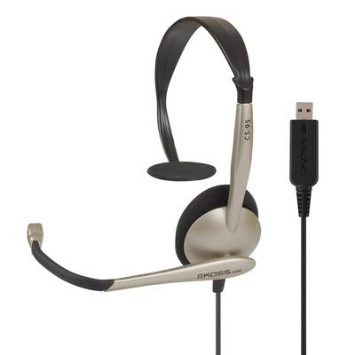 KOSS CS95-USB ヘッドセット 片耳 [ リモート/ テレワーク/ オンライン授業] 【コス】