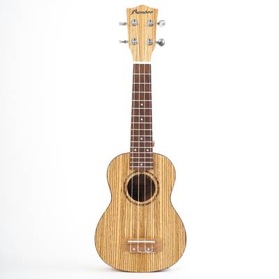 Bamboo Guitars Zebrano Soprano w/EQ ソプラノウクレレ ピックアップ付き エレキウクレレ バンブーギターズ BU-21CBQ