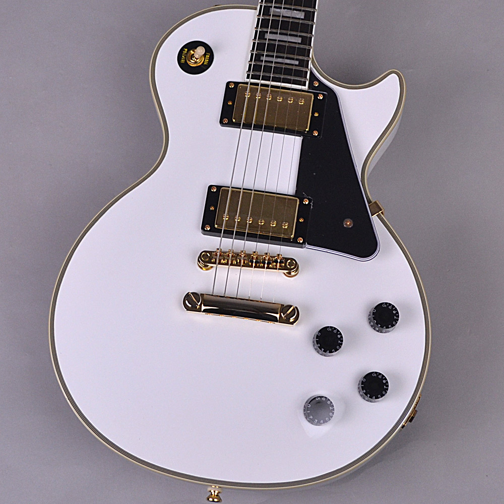 Epiphone Les Paul Custom Alpine White エレキギター 【エピフォン レスポール カスタム 白】