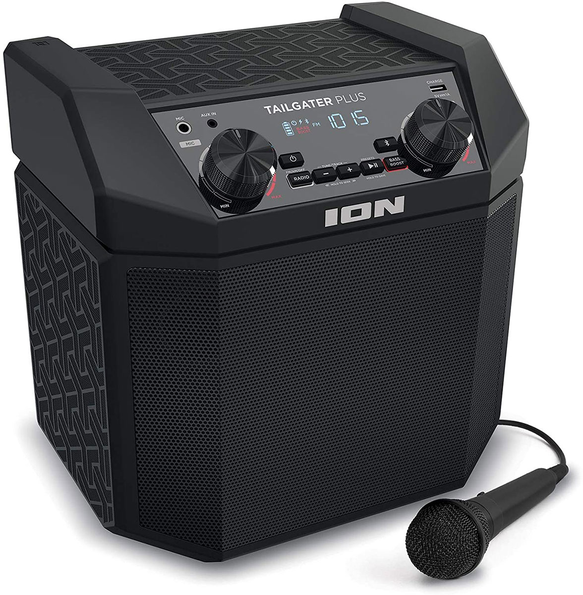 Ion Audio Tailgater Plus Bluetooth対応スピーカー 低音強化機能搭載 50時間バッテリー スマホ充電可能 Am Fmラジオ マイク付き アイオンオーディオ 島村楽器オンラインストア