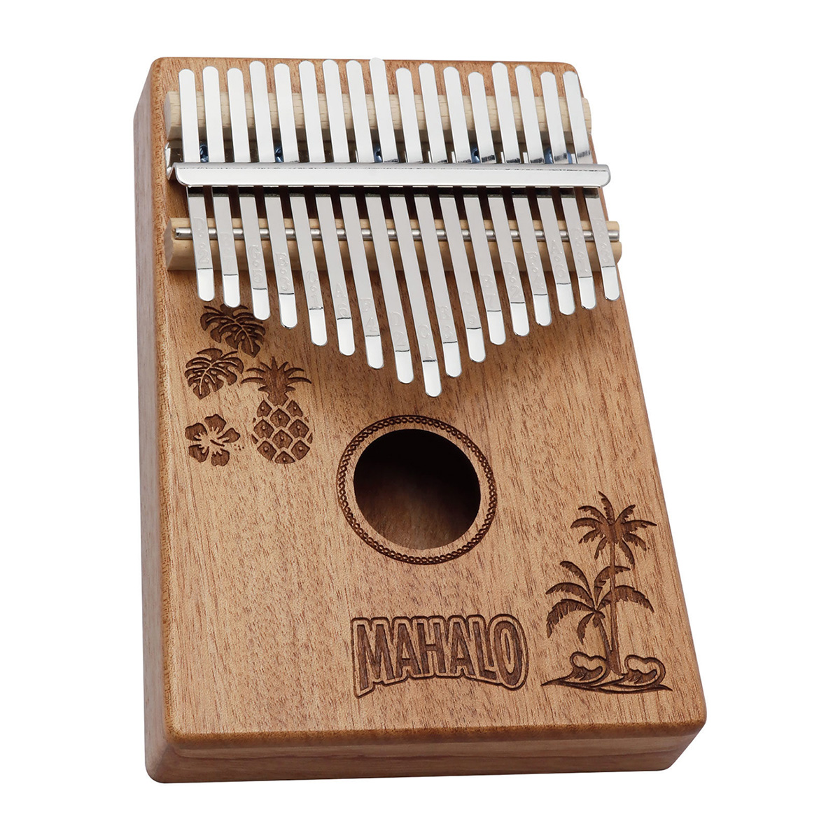 【親指ピアノ ハンドオルゴール】 MAHALO M-KALIMBA HWI カリンバ ハワイデザイン 【マハロ】