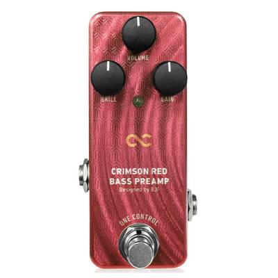 One Control CRIMSON RED BASS PREAMP コンパクトエフェクター ベースプリアンプ ワンコントロール 