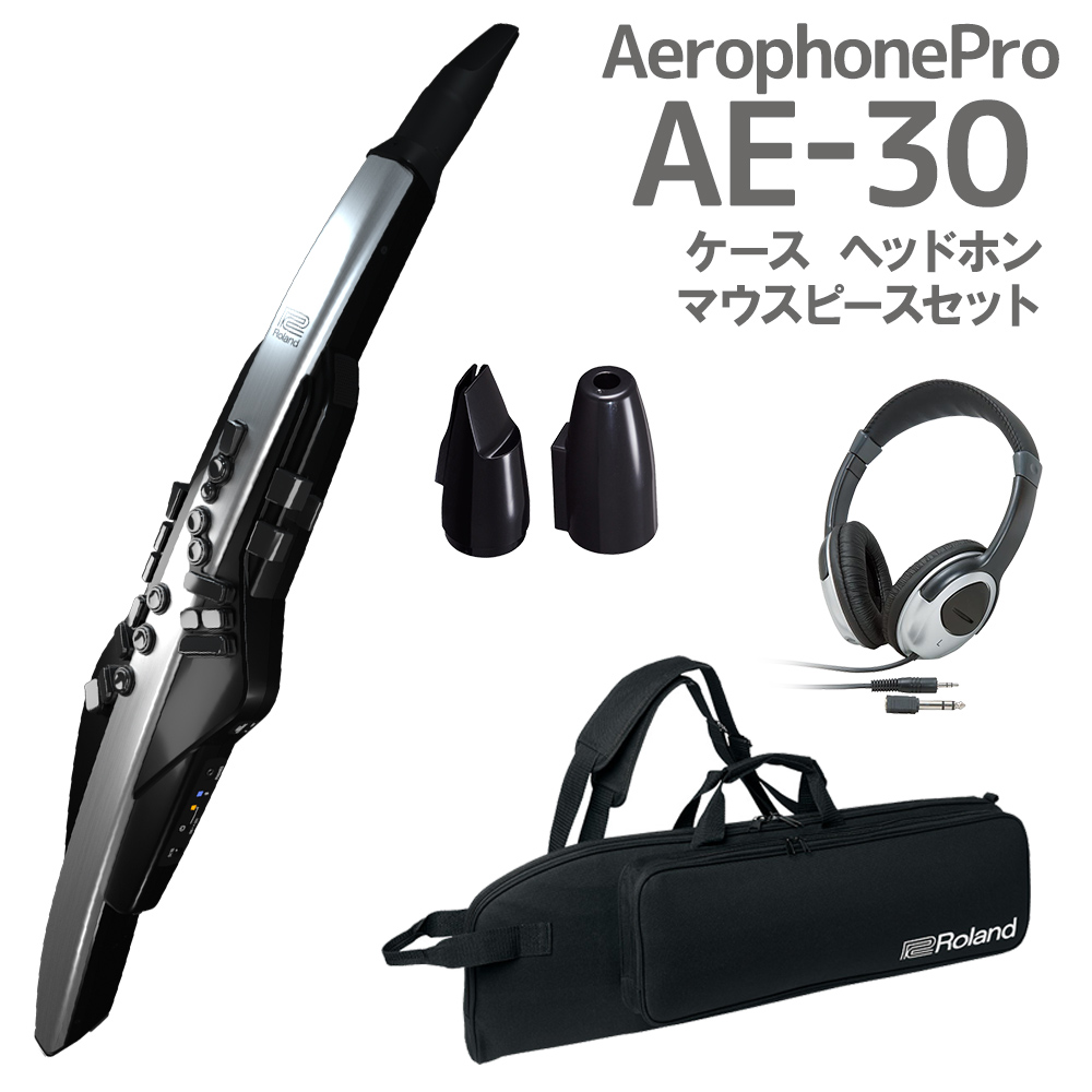 Roland AE-30 Aerophone Pro ケース ヘッドホン 交換用マウスピースセット ウインドシンセサイザー 【ローランド】