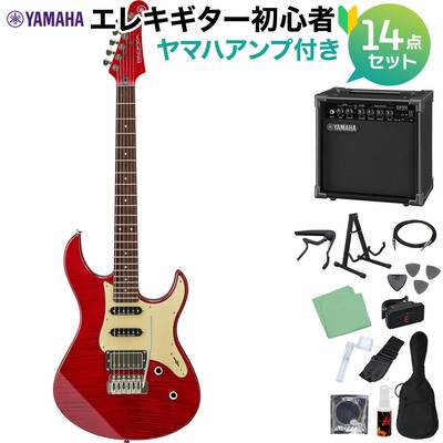 【新色】 YAMAHA PACIFICA612VII FMX Fired Red エレキギター初心者14点セット【ヤマハアンプ付き】 【ヤマハ パシフィカ】