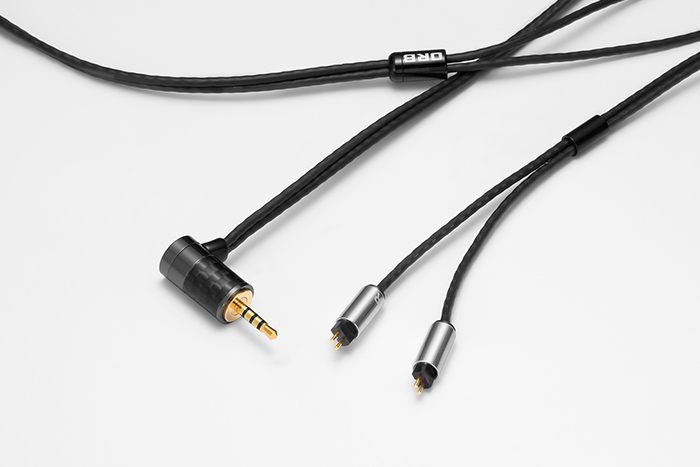 ORB Audio Clear force Light Custom IEM 2pin 2.5Φ 4極 Lプラグ (1.2m) リケーブル 2pin用 【オーブオーディオ CF-L-CI2PIN 2.5 L】