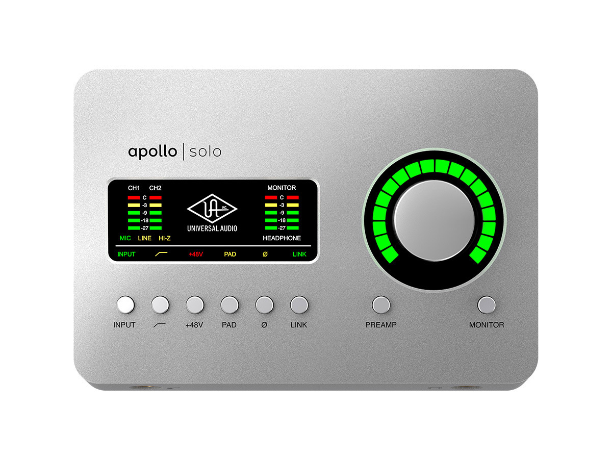 UNIVERSAL AUDIO Apollo Solo Heritage Edition オーディオインターフェイス Thunderbolt3 【ユニバーサルオーディオ】