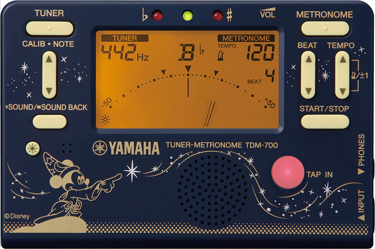 数量限定モデル Yamaha チューナーメトロノーム ファンタジア ネイビー 映画 ファンタジア 公開80周年記念 ヤマハ Tdm 700df2 島村楽器オンラインストア