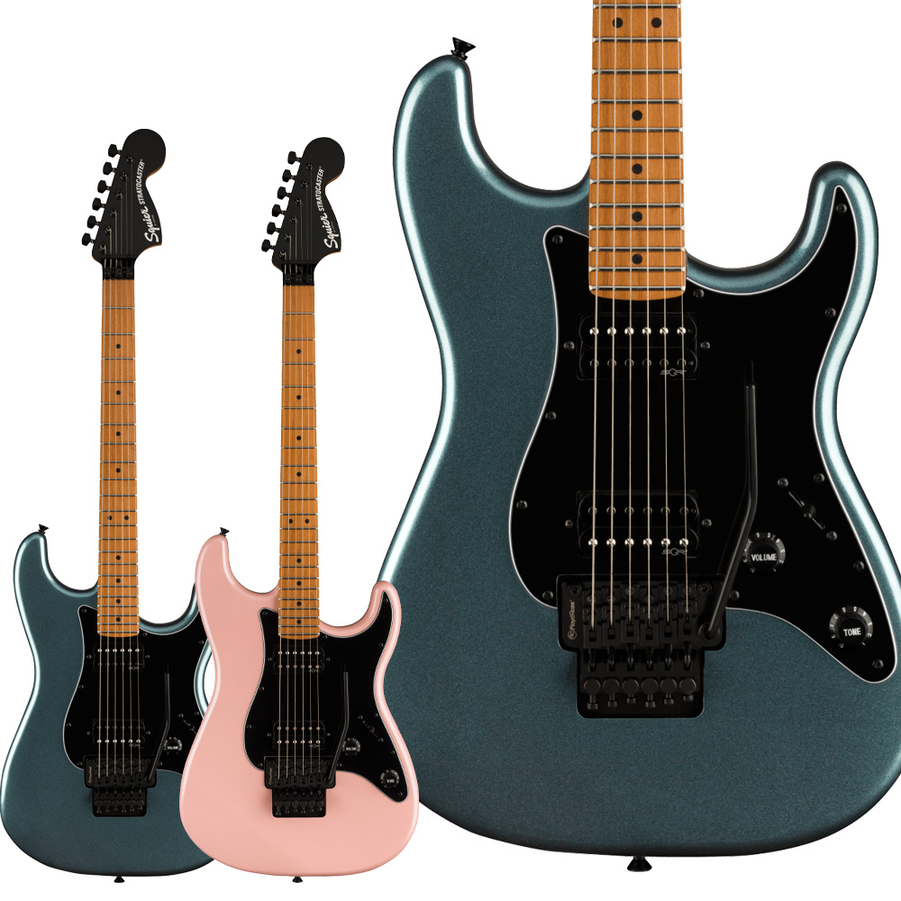Squier by Fender Contemporary Stratocaster HH FR Roasted Maple Fingerboard  Black Pickguard エレキギター ストラトキャスター 【 スクワイヤー / スクワイア 】