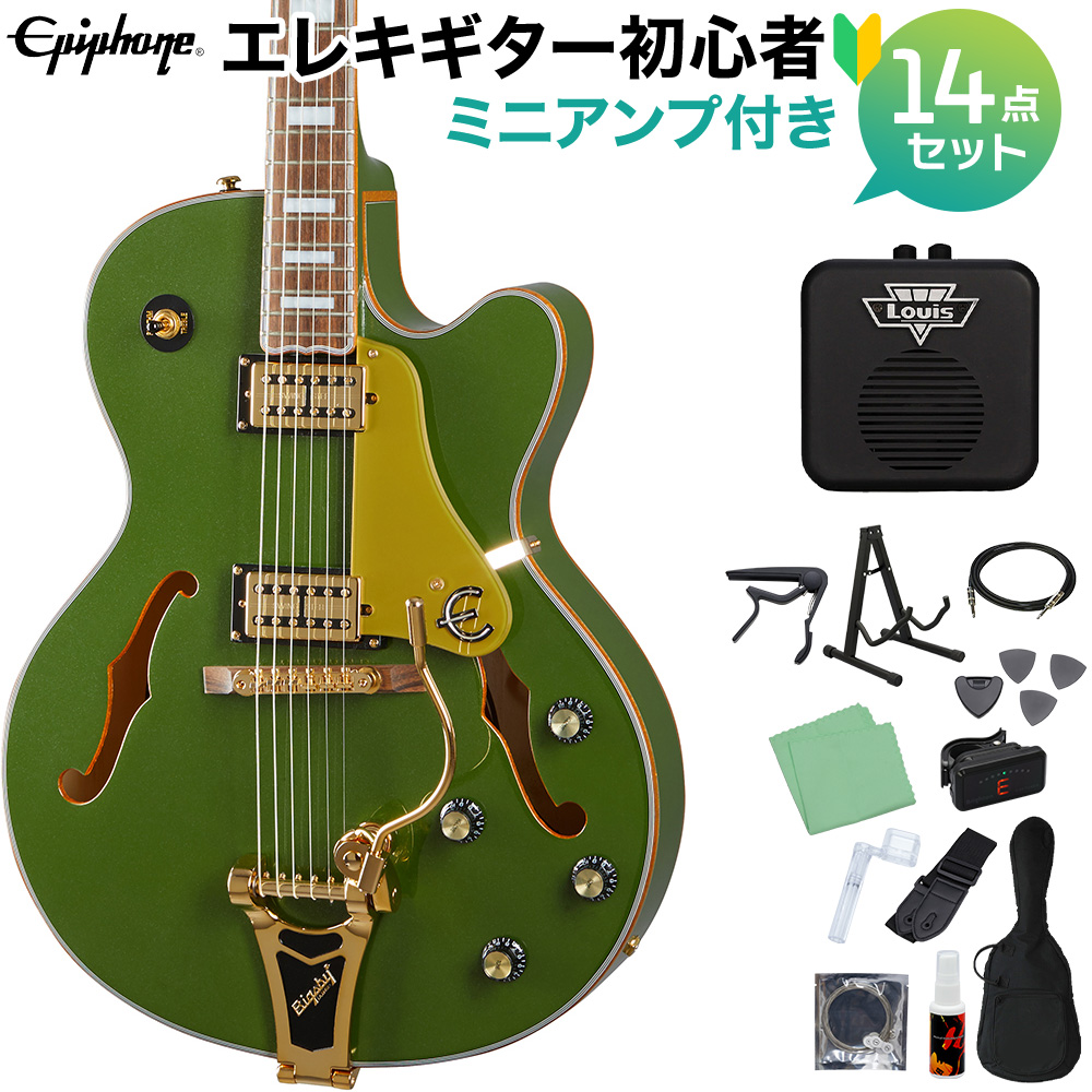Epiphone Emperor Swingster Forest Green Metaric エレキギター 