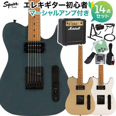 Squier by Fender Contemporary Telecaster RH Roasted Maple Fingerboard エレキギター初心者14点セット【マーシャルアンプ付き】 テレキャスター スクワイヤー / スクワイア 
