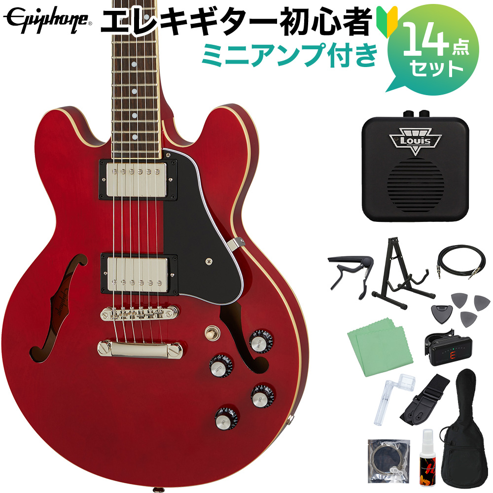 Epiphone ES-339 pro cherry エレキギター セミアコ