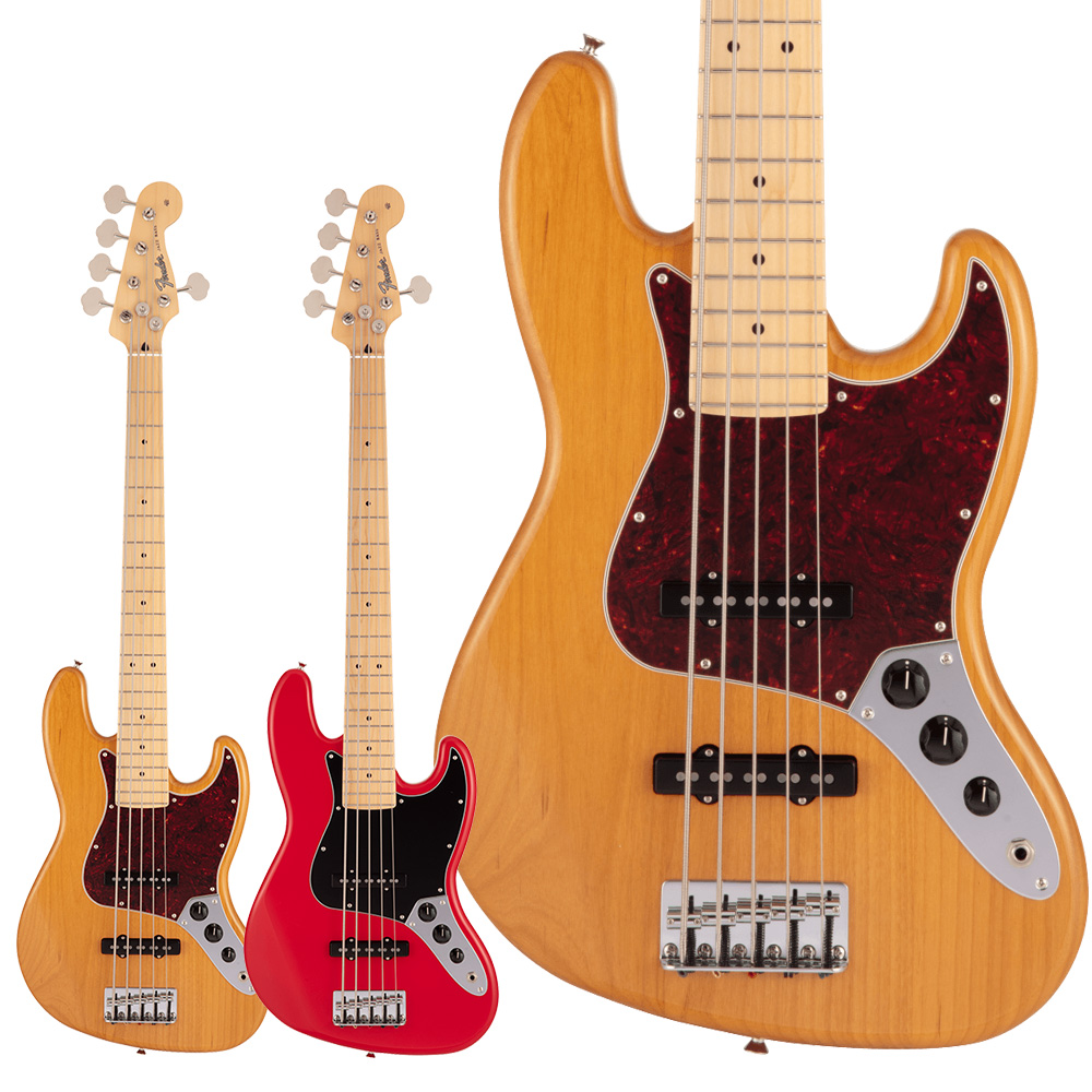 Fender Japan レフトハンド5弦ベース - 器材