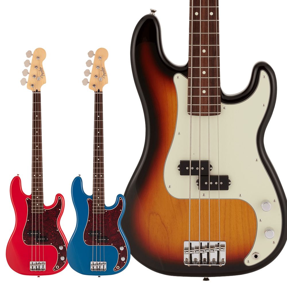 FENDER Fender Made in Japan Hybrid II Precision Bass, Rosewood Fingerboard,  Black〈フェンダーJAPAN〉