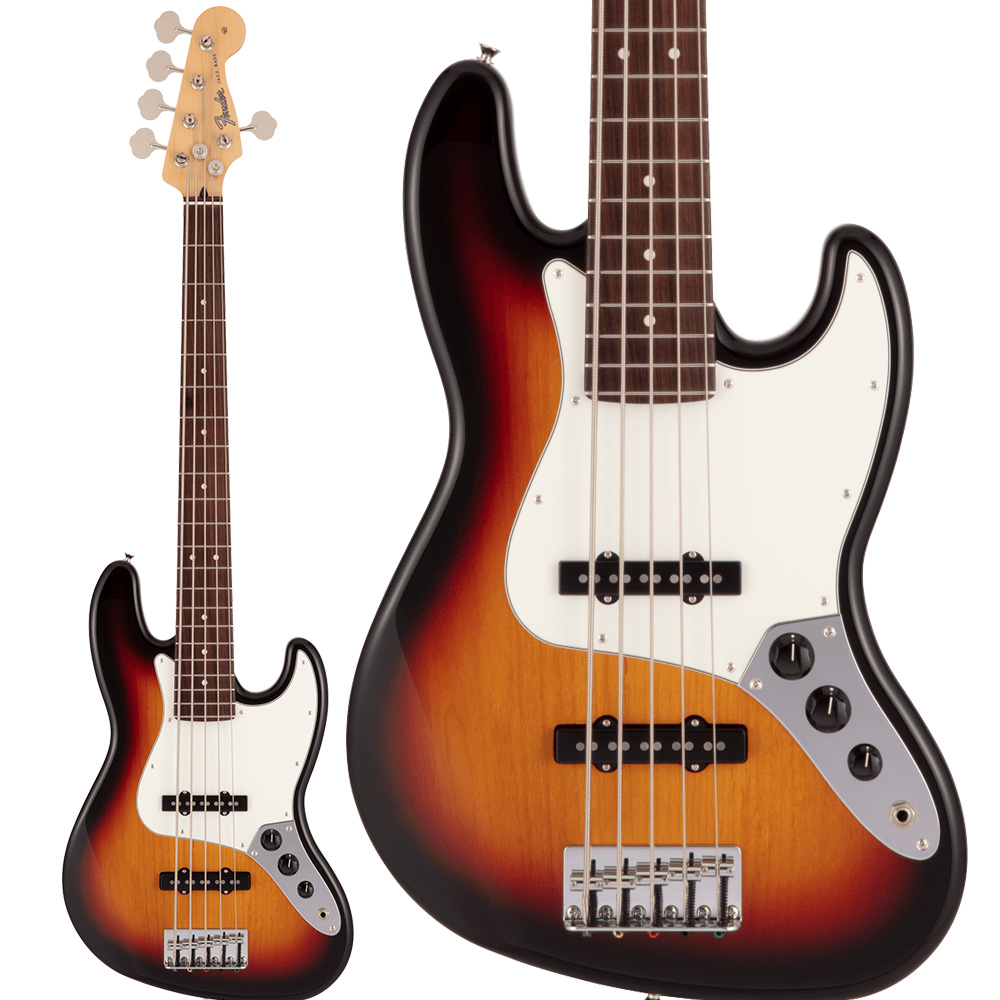 Fender Made in Japan Hybrid II Jazz Bass V Rosewood Fingerboard 3-Color Sunburst 5弦エレキベース ジャズベース 【フェンダー】