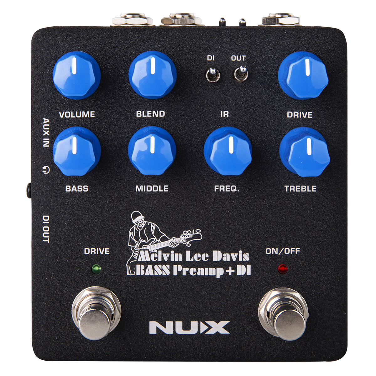 NUX MLD Bass Preamp + DI ベースプリアンプペダル 【ニューエックス】