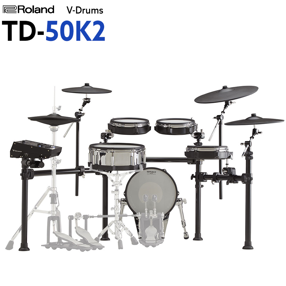 Roland TD-50K2 + MDS-GND2 + KD-140-BC 電子ドラムセット TD-50後継 ローランド TD50K2  TD-50Xシリーズ