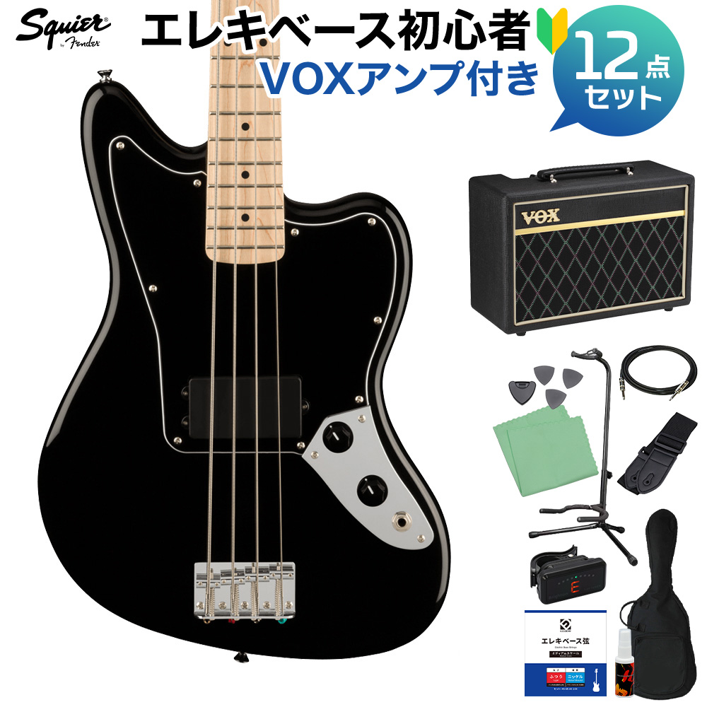 Squier by Fender スクワイヤー / スクワイア Affinity Series Jaguar Bass H Maple Fingerboard Black Pickguard Black ベース 初心者12