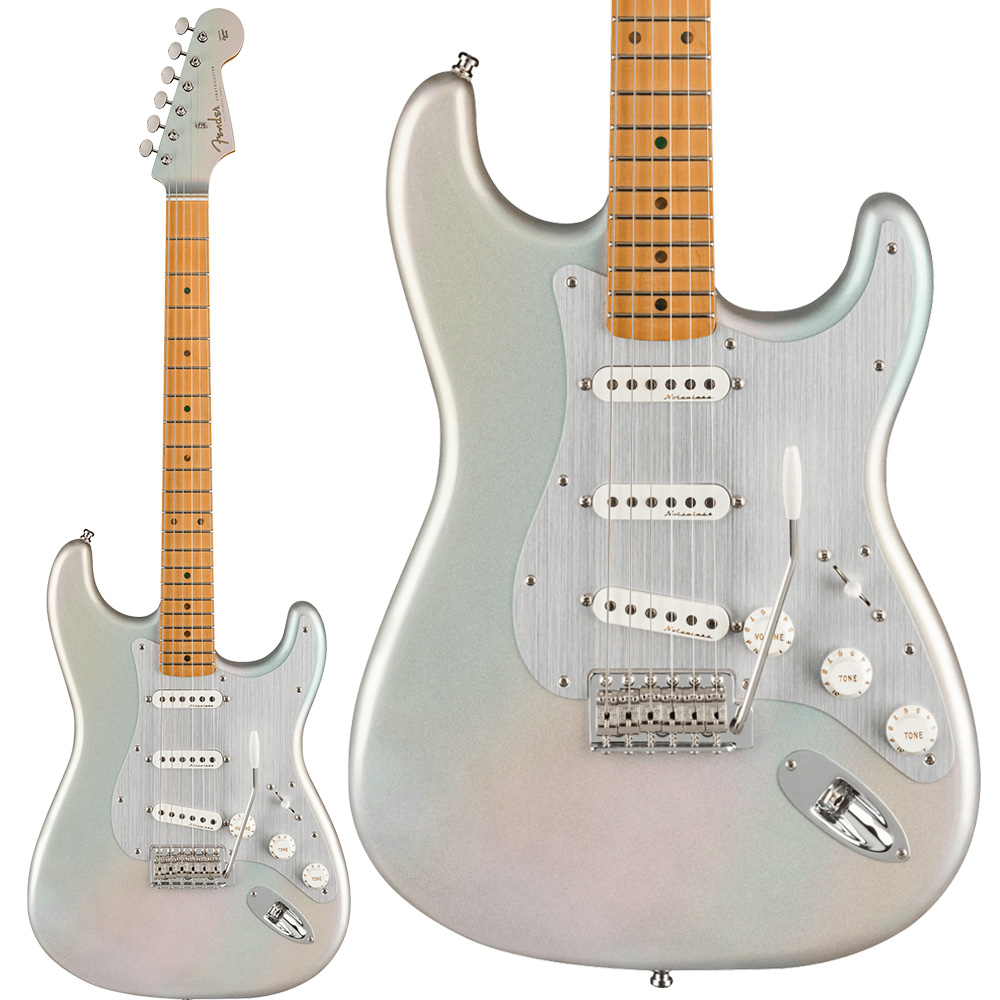 Fender H.E.R. Stratocaster Maple Fingerboard Chrome Glow エレキギター ストラト