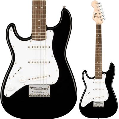 Squier by Fender Mini Stratocaster Left-Handed Black エレキギター ブラック ストラトキャスター ミニギター レフトハンド 左利き用 スクワイヤー / スクワイア 