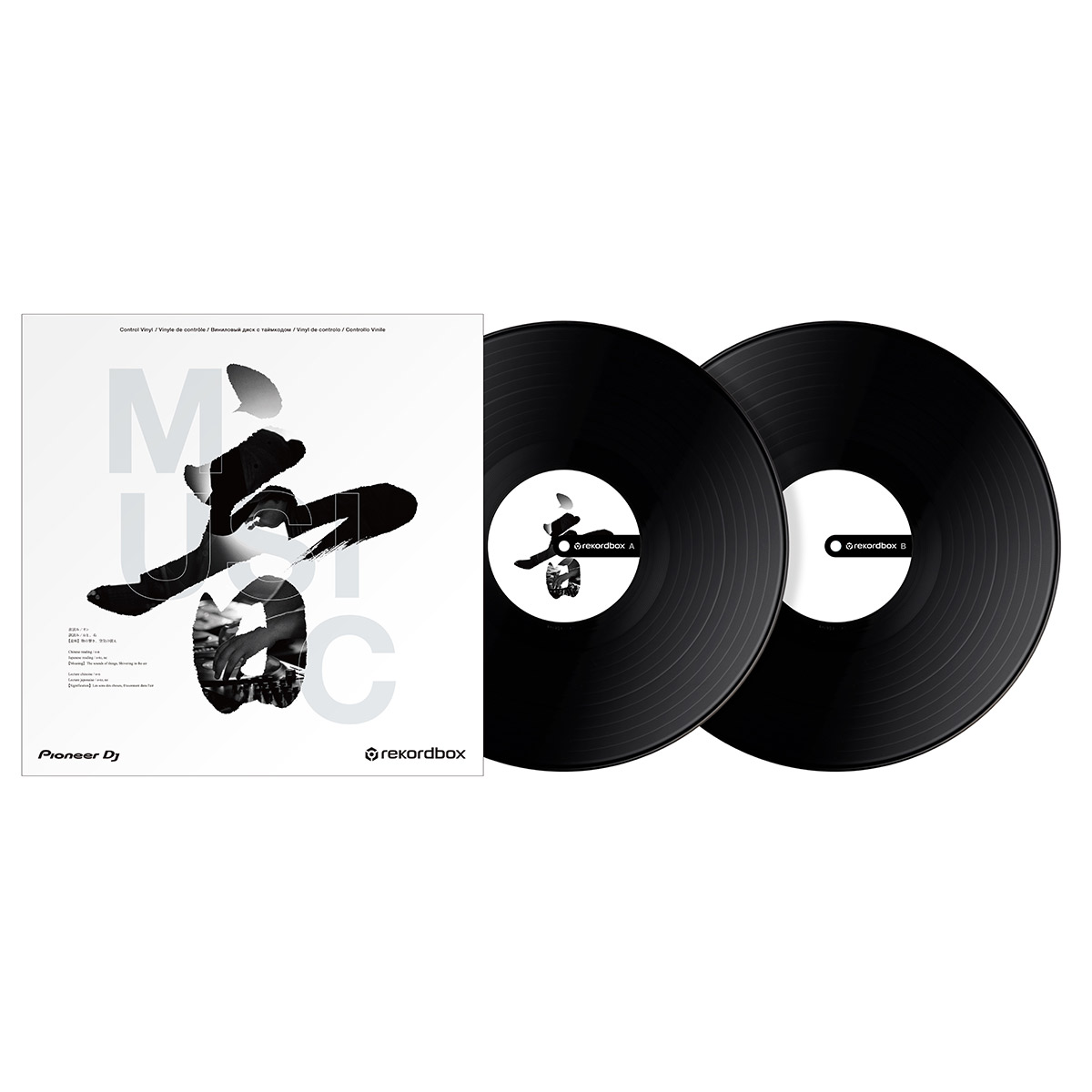 Pioneer DJ rekordbox専用 Control Vinyl ブラック MUSIC(音) 2枚