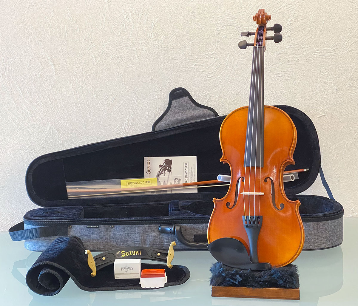 【左利き極希少/優音】スズキ No.520 4/4 バイオリン 1987鈴木バイオリン製造