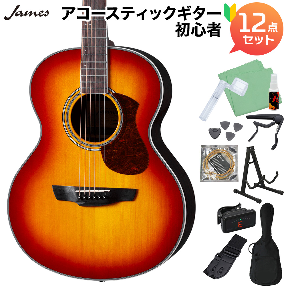 アコースティックギター James JF400 LRB - 弦楽器、ギター