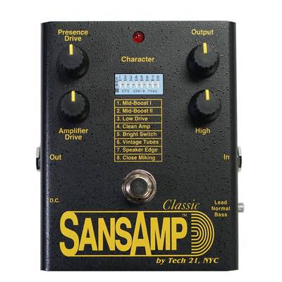 Tech21 SA1 -SansAmp Classic- エフェクター 【テック21 サンズアンプクラシック】