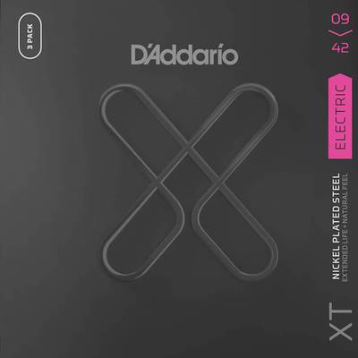 D'Addario EXL120/3D 9-42 スーパーライト 3セット 【ダダリオ エレキギター弦 3パック】