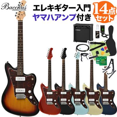 Bacchus BTC-1R CAR エレキギター 初心者14点セット 【ヤマハアンプ 