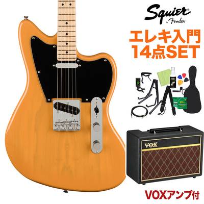 Squier by Fender Paranormal Offset Telecaster Maple Fingerboard Black Pickguard Butterscotch Blonde エレキギター初心者14点セット 【VOXアンプ付き】 【スクワイヤー / スクワイア】