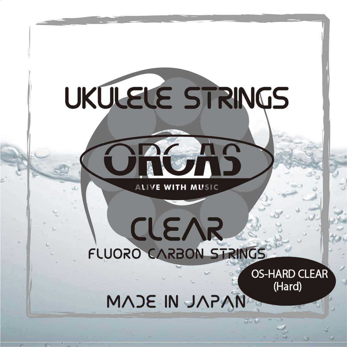 ORCAS OS-HARD CLEAR クリアフロロカーボン ウクレレ弦 ハード
