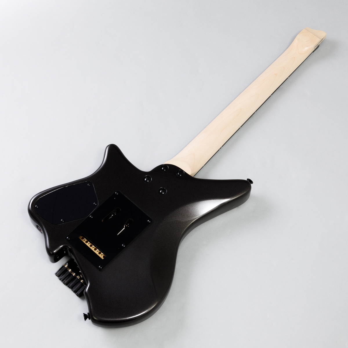 LaidBack LEG-HL Gun Metallic Black エレキギター ヘッドレス 