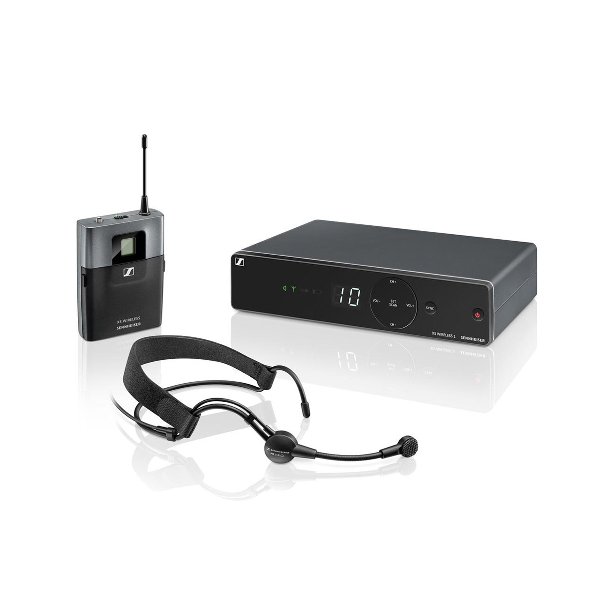 [特価 2023/11/14迄] SENNHEISER XS Wireless1シリーズ ヘッドマイクセット (ME 3付属) ワイヤレスシステム  ゼンハイザー XSW 1-ME3