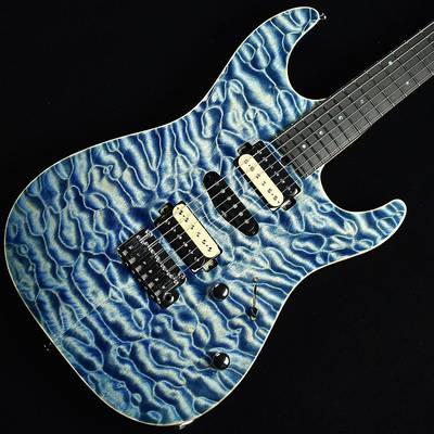 【旧価格】 T's Guitars DST-Pro22 Quilt Top Trans Blue Denim　S/N：032376 【ティーズギター】【選定材オーダー品】【未展示品】