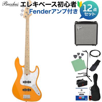 Bacchus BTB-PJ/M 2TS 2トーンサンバースト ベース 初心者12点