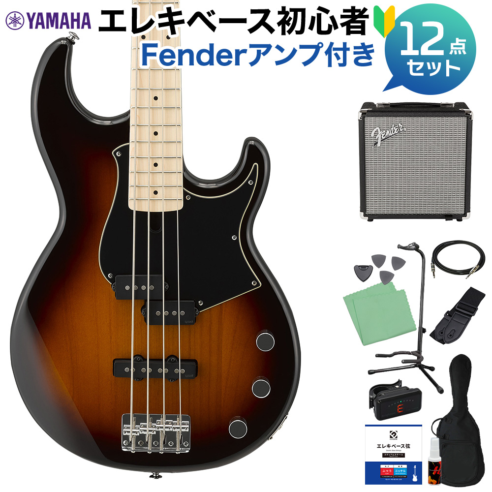 YAMAHA BB434M TBS ベース 初心者12点セット 【Fenderアンプ付