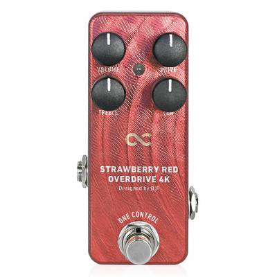 One Control STRAWBERRY RED OVERDRIVE 4K コンパクトエフェクター オーバードライブ ワンコントロール 