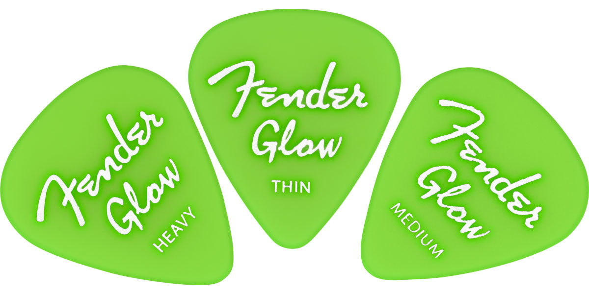 Fender Glow In The Dark Picks 12 pack ピック 12枚入り 【フェンダー】 - 島村楽器オンラインストア