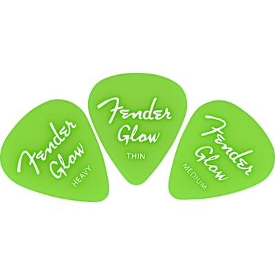 Fender Glow In The Dark Picks 12 pack ピック 12枚入り フェンダー 