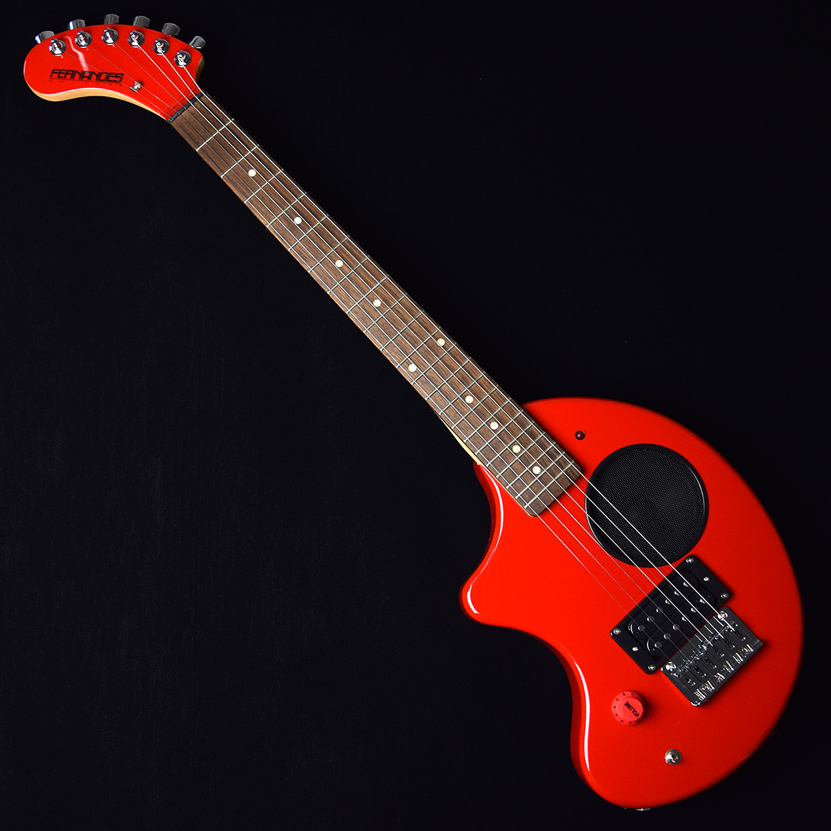FERNANDES ZO-3 RED LH 左利きモデル スピーカー内蔵ミニエレキギター