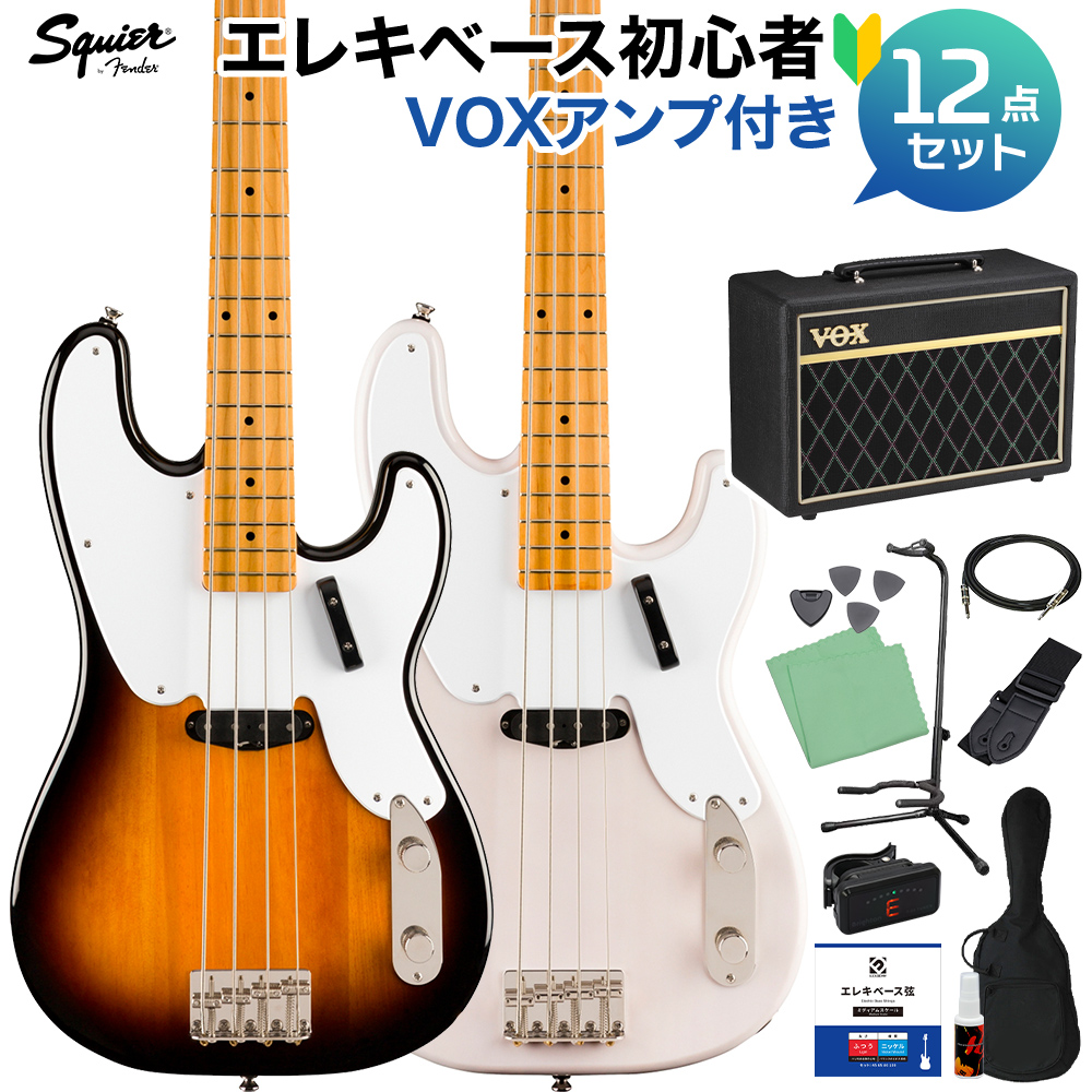 Squier by Fender Classic Vibe '50s Precision Bass ベース 初心者12 ...