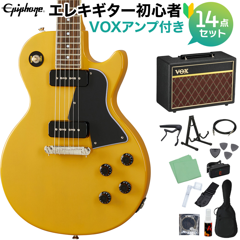 Epiphone Les Paul Special TV Yellow エレキギター 初心者14点セット ...